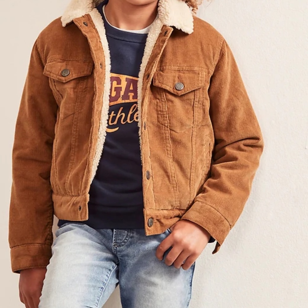 Gap Kids Sherpa-lined Cord Jacket
